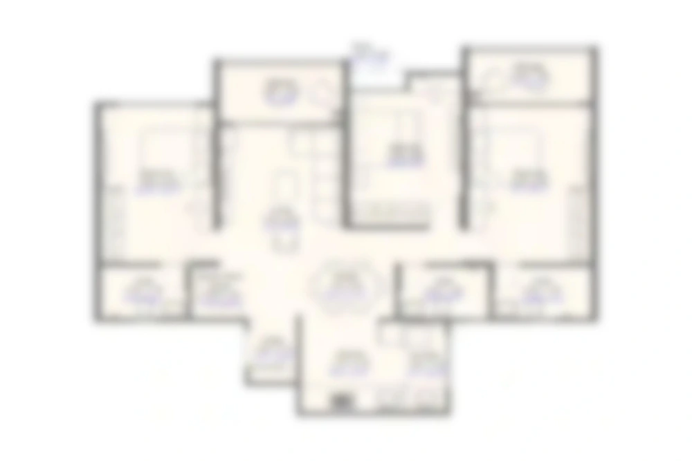 3 BHK Floor Plan